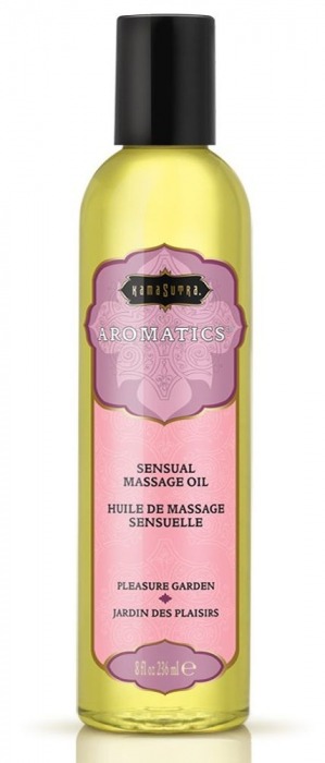 Массажное масло с цветочным ароматом Pleasure Garden - 236 мл. - Kama Sutra - купить с доставкой в Ногинске