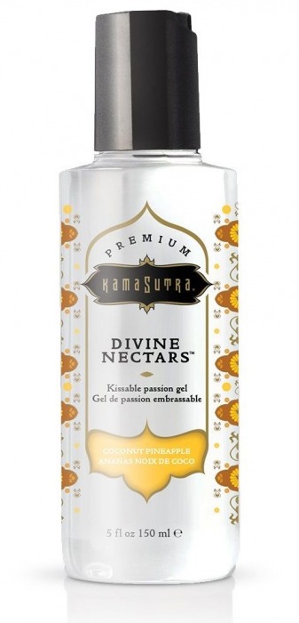 Гель-лубрикант на водной основе Divine Nectars Vanilla с ароматом ванили - 150 мл. - Kama Sutra - купить с доставкой в Ногинске