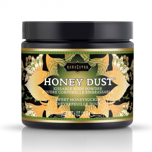 Пудра для тела Honey Dust Body Powder с ароматом жимолости - 170 гр. - Kama Sutra - купить с доставкой в Ногинске
