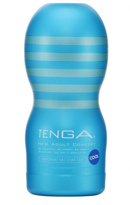 Мастурбатор с охлаждающей смазкой TENGA Original Vacuum Cup Cool - Tenga - в Ногинске купить с доставкой