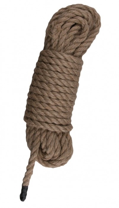 Пеньковая веревка для связывания Hemp Rope - 5 м. - Easy toys - купить с доставкой в Ногинске