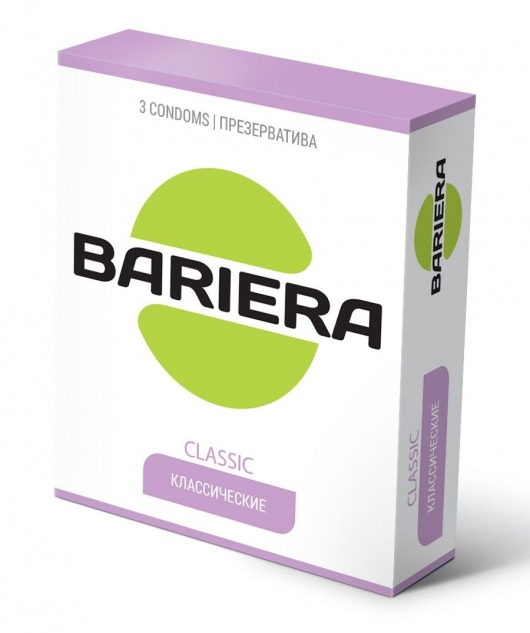 Классические презервативы Bariera Classic - 3 шт. - Bariera - купить с доставкой в Ногинске