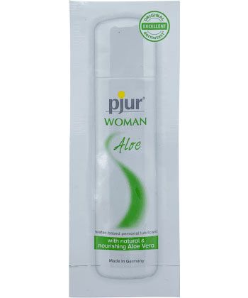 Лубрикант на водной основе pjur WOMAN Aloe - 2 мл. - Pjur - купить с доставкой в Ногинске