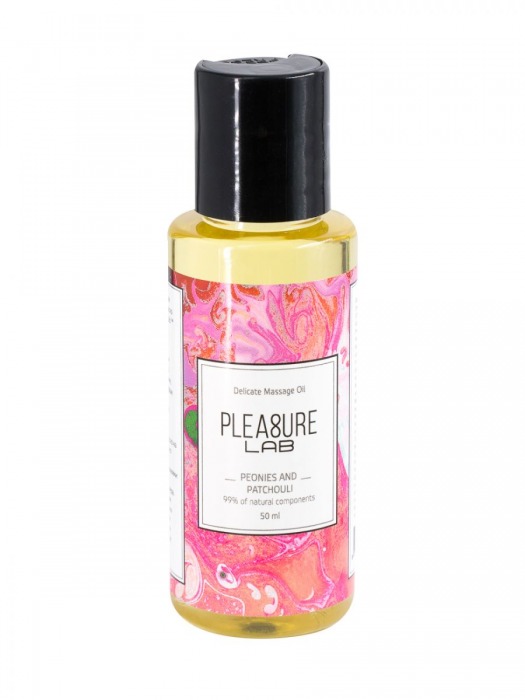 Массажное масло Pleasure Lab Delicate с ароматом пиона и пачули - 50 мл. - Pleasure Lab - купить с доставкой в Ногинске