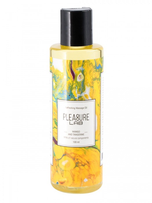 Массажное масло Pleasure Lab Refreshing с ароматом манго и мандарина - 100 мл. - Pleasure Lab - купить с доставкой в Ногинске