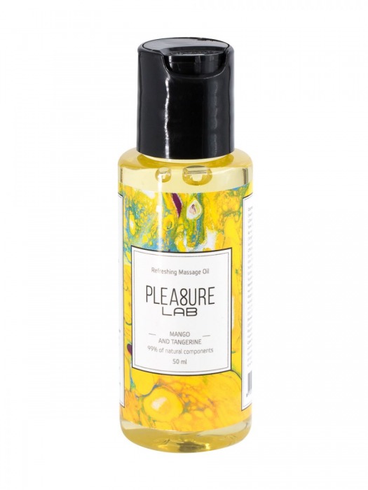 Массажное масло Pleasure Lab Refreshing с ароматом манго и мандарина - 50 мл. - Pleasure Lab - купить с доставкой в Ногинске