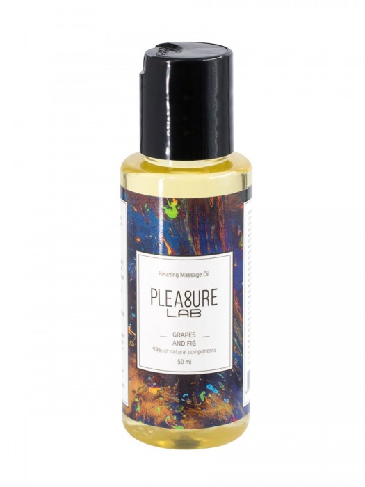 Массажное масло Pleasure Lab Relaxing с ароматом винограда и инжира - 50 мл. - Pleasure Lab - купить с доставкой в Ногинске