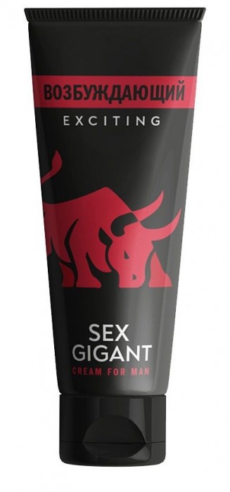 Возбуждающий крем для мужчин Sex Gigant - 80 мл. - Миагра - купить с доставкой в Ногинске