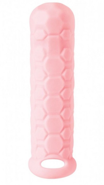 Розовый фаллоудлинитель Homme Long - 15,5 см. - Lola Games - в Ногинске купить с доставкой