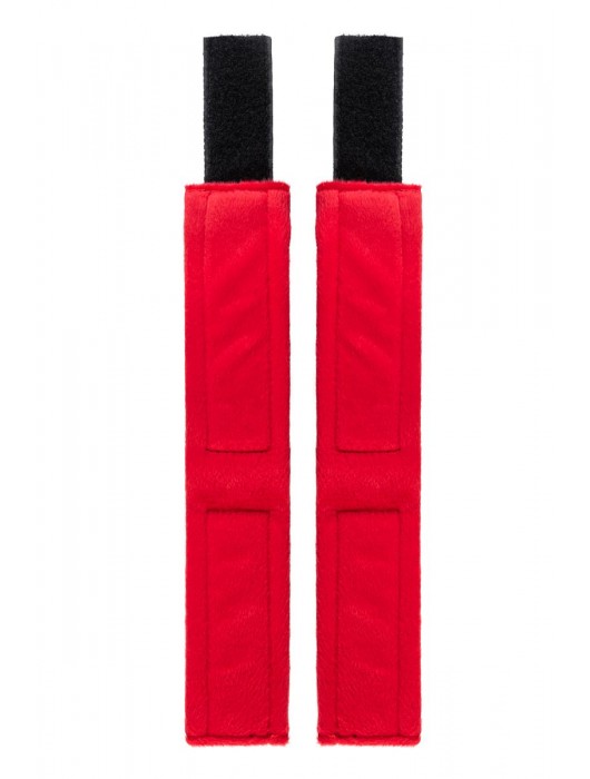 Красно-черные велюровые оковы Anonymo - ToyFa - купить с доставкой в Ногинске