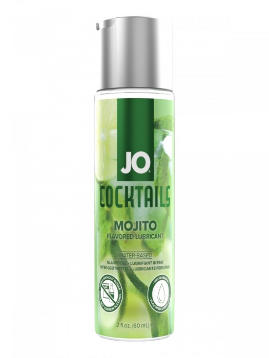 Вкусовой лубрикант на водной основе JO Cocktails Mojito - 60 мл. - System JO - купить с доставкой в Ногинске