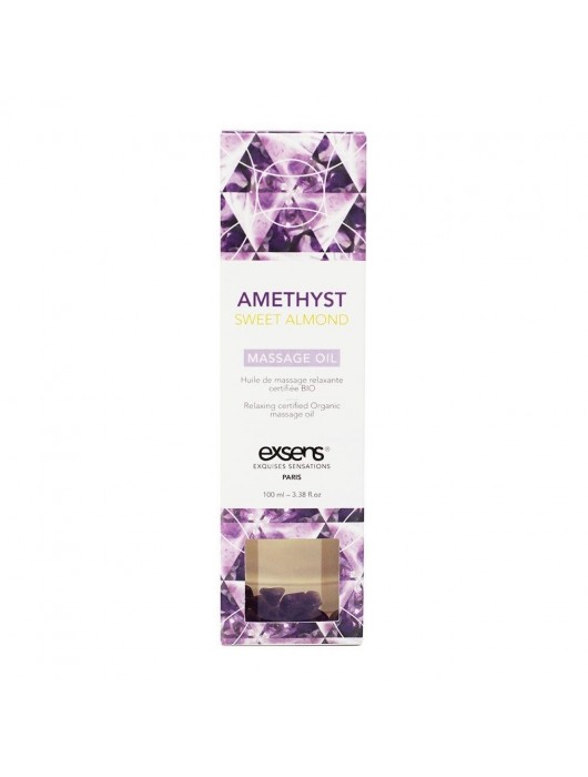 Органическое массажное масло AMETHYST SWEET ALMOND - 100 мл. - Exsens - купить с доставкой в Ногинске