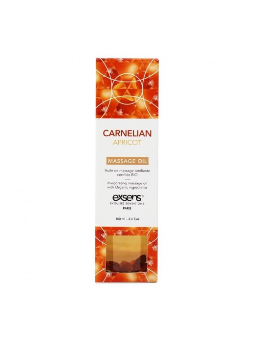 Органическое массажное масло CARNELIAN APRICOT - 100 мл. - Exsens - купить с доставкой в Ногинске