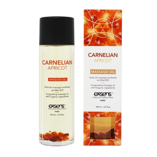 Органическое массажное масло CARNELIAN APRICOT - 100 мл. - Exsens - купить с доставкой в Ногинске
