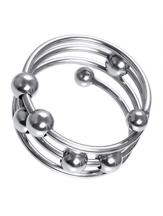 Большое металлическое кольцо под головку пениса - ToyFa - купить с доставкой в Ногинске