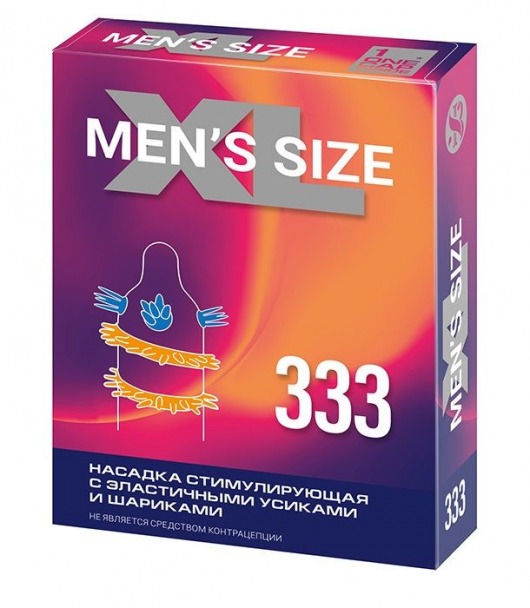 Стимулирующая насадка на пенис MEN SIZE 333 - Sitabella - в Ногинске купить с доставкой