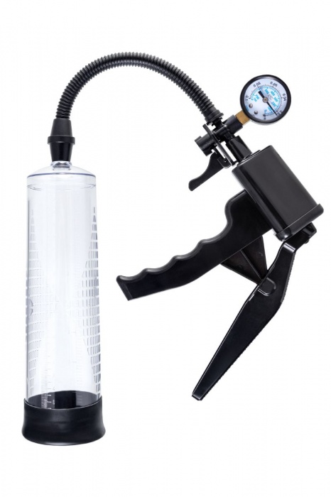 Прозрачная механическая помпа для пениса Viggo - Sexus - в Ногинске купить с доставкой