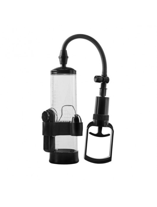 Прозрачная вакуумная помпа с вибрацией Vibrating Penis Pump - Dream Toys - в Ногинске купить с доставкой