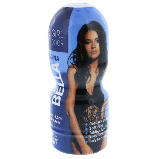 Телесный мастурбатор-вагина в тубе Bella - Dream Toys - в Ногинске купить с доставкой