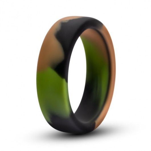 Эрекционное кольцо камуфляжной расцветки Silicone Camo Cock Ring - Blush Novelties - в Ногинске купить с доставкой