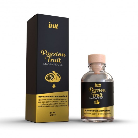 Массажный гель с ароматом маракуйи Passion Fruit - 30 мл. - INTT - купить с доставкой в Ногинске