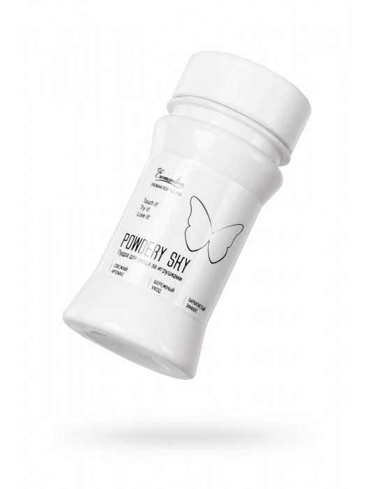 Пудра для ухода за игрушками Powdery Sky с ароматом мяты - 40 гр. - Eromantica - купить с доставкой в Ногинске