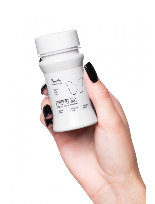 Пудра для ухода за игрушками Powdery Sky с ароматом мяты - 40 гр. - Eromantica - купить с доставкой в Ногинске