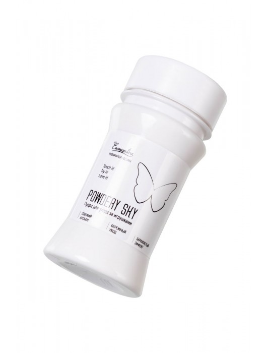 Пудра для ухода за игрушками Powdery Sky с ароматом мяты - 40 гр. - Eromantica - купить с доставкой в Ногинске