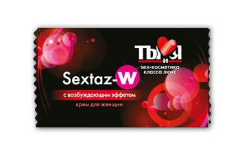 Возбуждающий крем для женщин Sextaz-W в одноразовой упаковке - 1,5 гр. - Биоритм - купить с доставкой в Ногинске