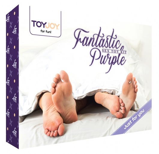 Эротический набор FANTASTIC PURPLE SEX TOY KIT - Toy Joy - купить с доставкой в Ногинске