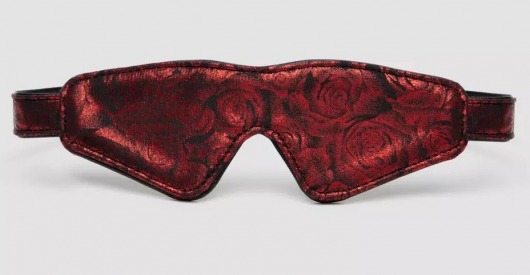 Двусторонняя красно-черная маска на глаза Reversible Faux Leather Blindfold - Fifty Shades of Grey - купить с доставкой в Ногинске