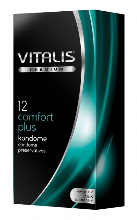 Контурные презервативы VITALIS PREMIUM comfort plus - 12 шт. - Vitalis - купить с доставкой в Ногинске