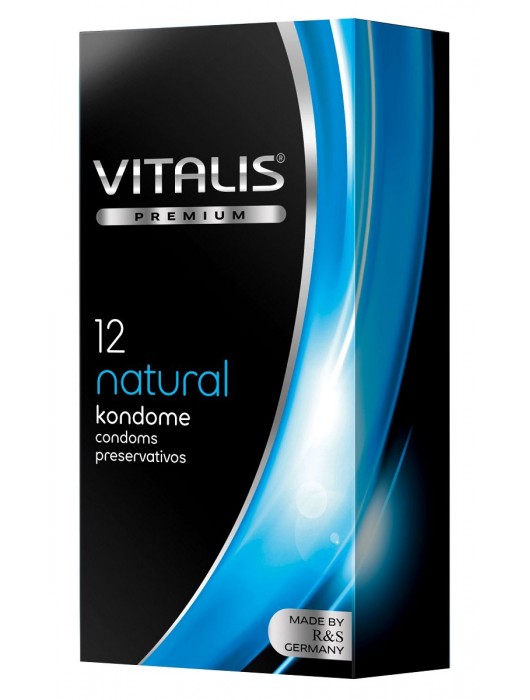 Классические презервативы VITALIS PREMIUM natural - 12 шт. - Vitalis - купить с доставкой в Ногинске