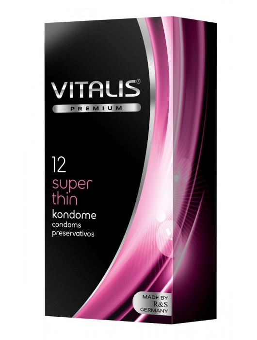 Ультратонкие презервативы VITALIS PREMIUM super thin - 12 шт. - Vitalis - купить с доставкой в Ногинске