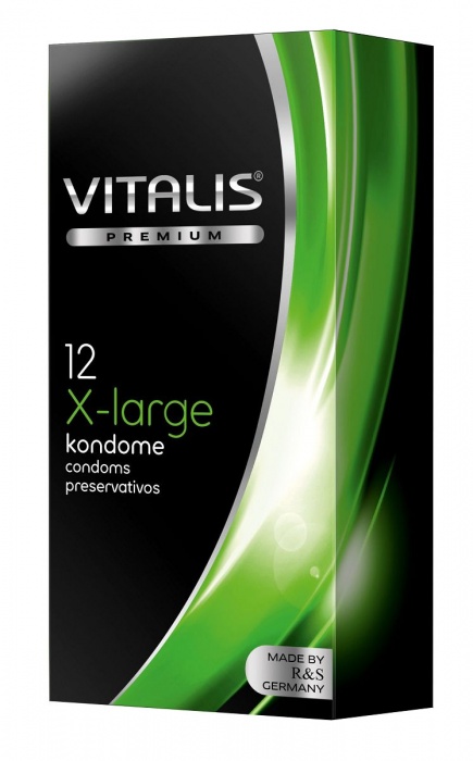 Презервативы увеличенного размера VITALIS PREMIUM x-large - 12 шт. - Vitalis - купить с доставкой в Ногинске