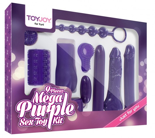 Эротический набор Toy Joy Mega Purple - Toy Joy - купить с доставкой в Ногинске