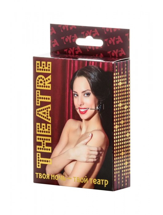 Кляп-крючок на чёрном кожаном ремешке - ToyFa - купить с доставкой в Ногинске