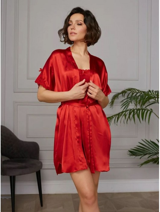 Соблазнительный пеньюар из искусственного шелка - Felisse купить с доставкой