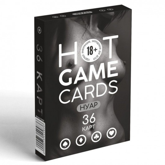 Игральные карты HOT GAME CARDS НУАР - 36 шт. - Сима-Ленд - купить с доставкой в Ногинске