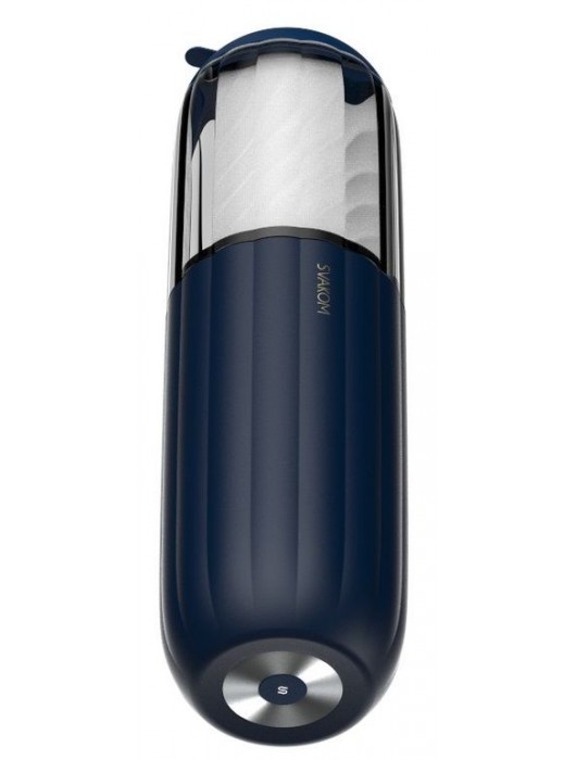 Черно-белый интерактивный мастурбатор Alex Neo 2 - Svakom - в Ногинске купить с доставкой