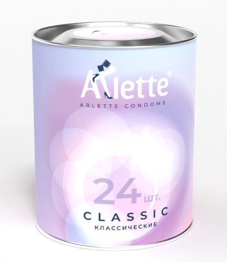 Классические презервативы Arlette Classic - 24 шт. - Arlette - купить с доставкой в Ногинске