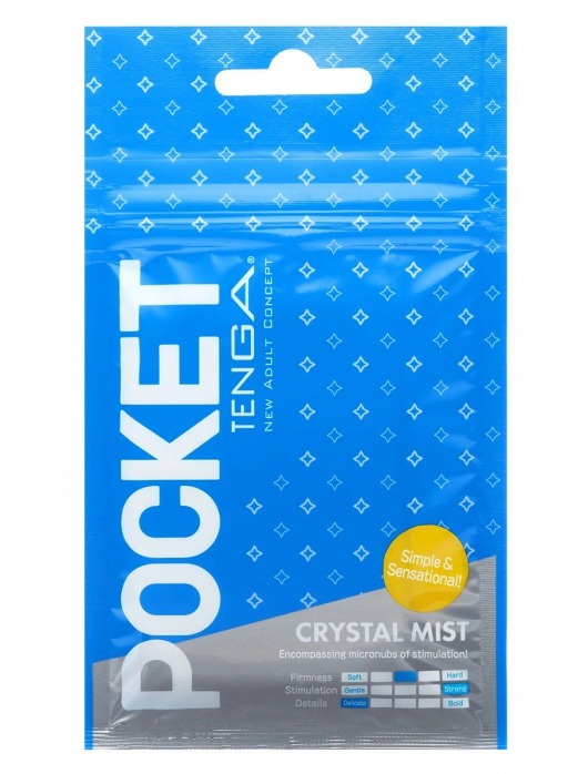 Карманный мастурбатор Crystal Mist - Tenga - в Ногинске купить с доставкой