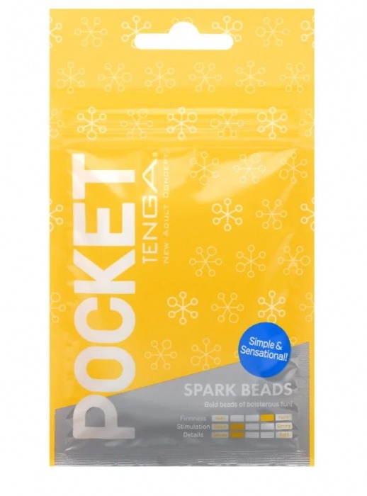 Карманный мастурбатор Spark Beads - Tenga - в Ногинске купить с доставкой