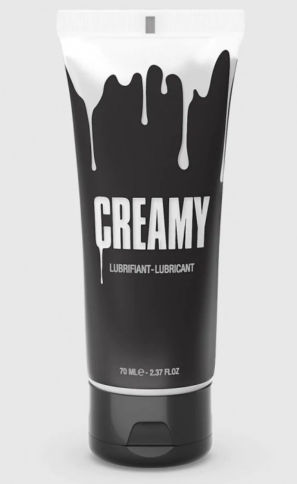 Смазка на водной основе Creamy с консистенцией спермы - 70 мл. - Strap-on-me - купить с доставкой в Ногинске