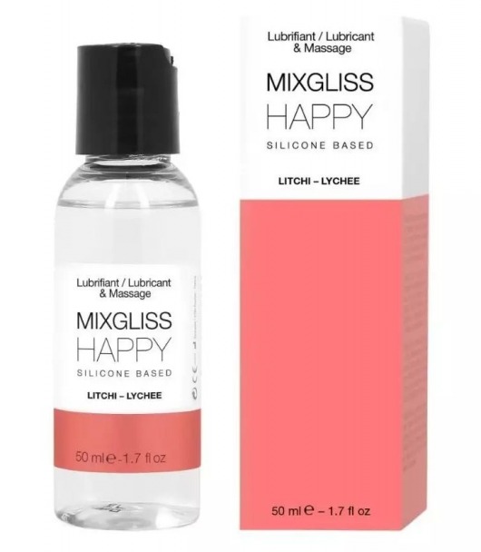 Смазка на силиконовой основе Mixgliss Happy - 50 мл. - Mixgliss - купить с доставкой в Ногинске