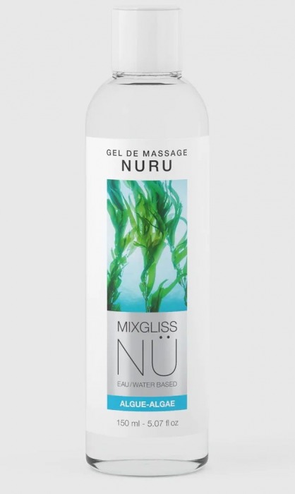 Массажный гель на водной основе Mixgliss NU Algae - 150 мл. - Strap-on-me - купить с доставкой в Ногинске