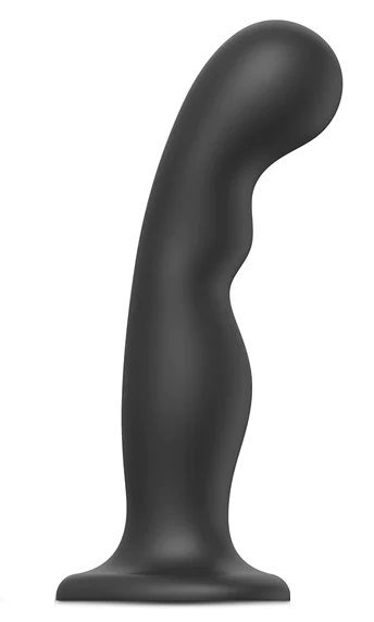 Черная насадка Strap-On-Me Dildo Plug P G size XXL - Strap-on-me - купить с доставкой в Ногинске