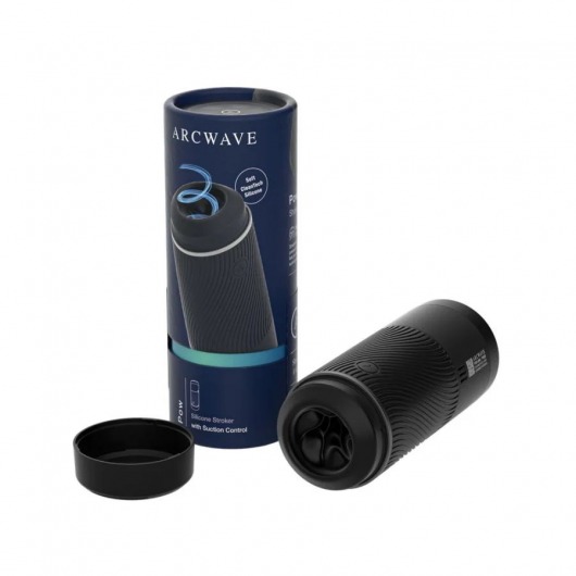 Черный мастурбатор с контролем всасывания Arcwave Pow Stroker - Arcwave - в Ногинске купить с доставкой
