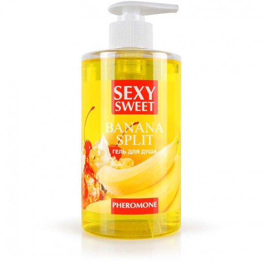 Гель для душа Sexy Sweet Banana Split с ароматом банана и феромонами - 430 мл. -  - Магазин феромонов в Ногинске