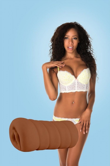Коричневый мастурбатор-вагина BRIANNA - Dream Toys - в Ногинске купить с доставкой